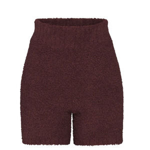 NWT Skims COZY KNIT SHORT | GARNET Size S/M